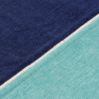 Cotton Turq & Royal Blue Table Runner (Pack of 1)