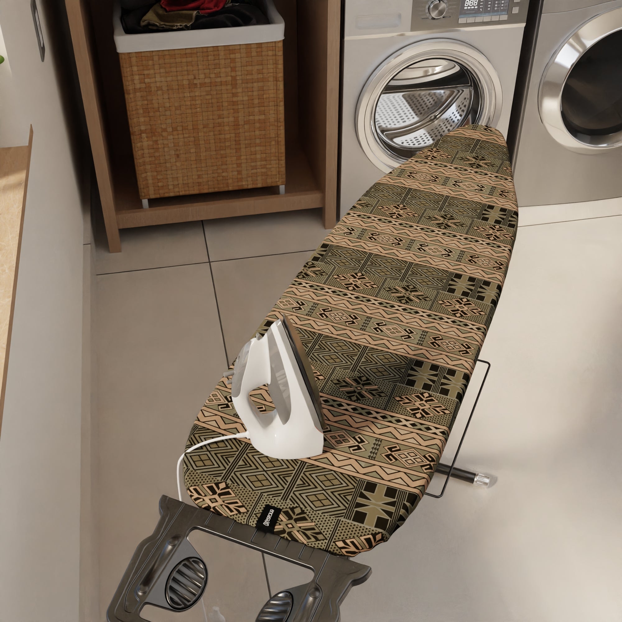 Cotton Canvas African Ironing Board Cover