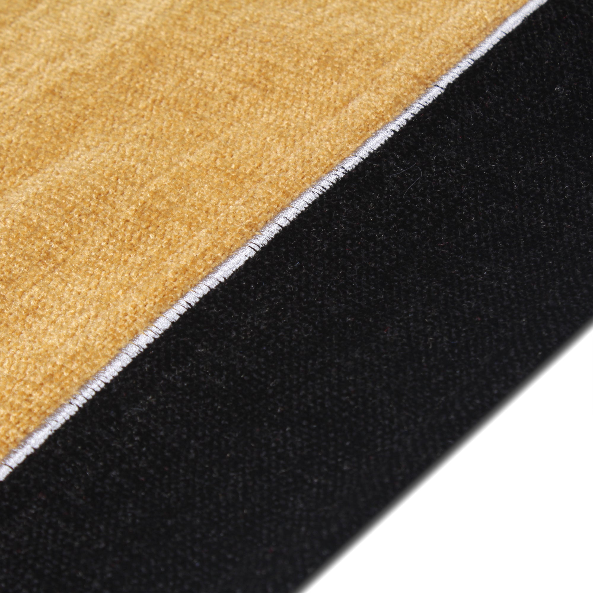 Cotton Black & Mustard Table Runner (Pack of 1)