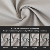 Cotton Light Grey Table Cloth (Pack of 1)