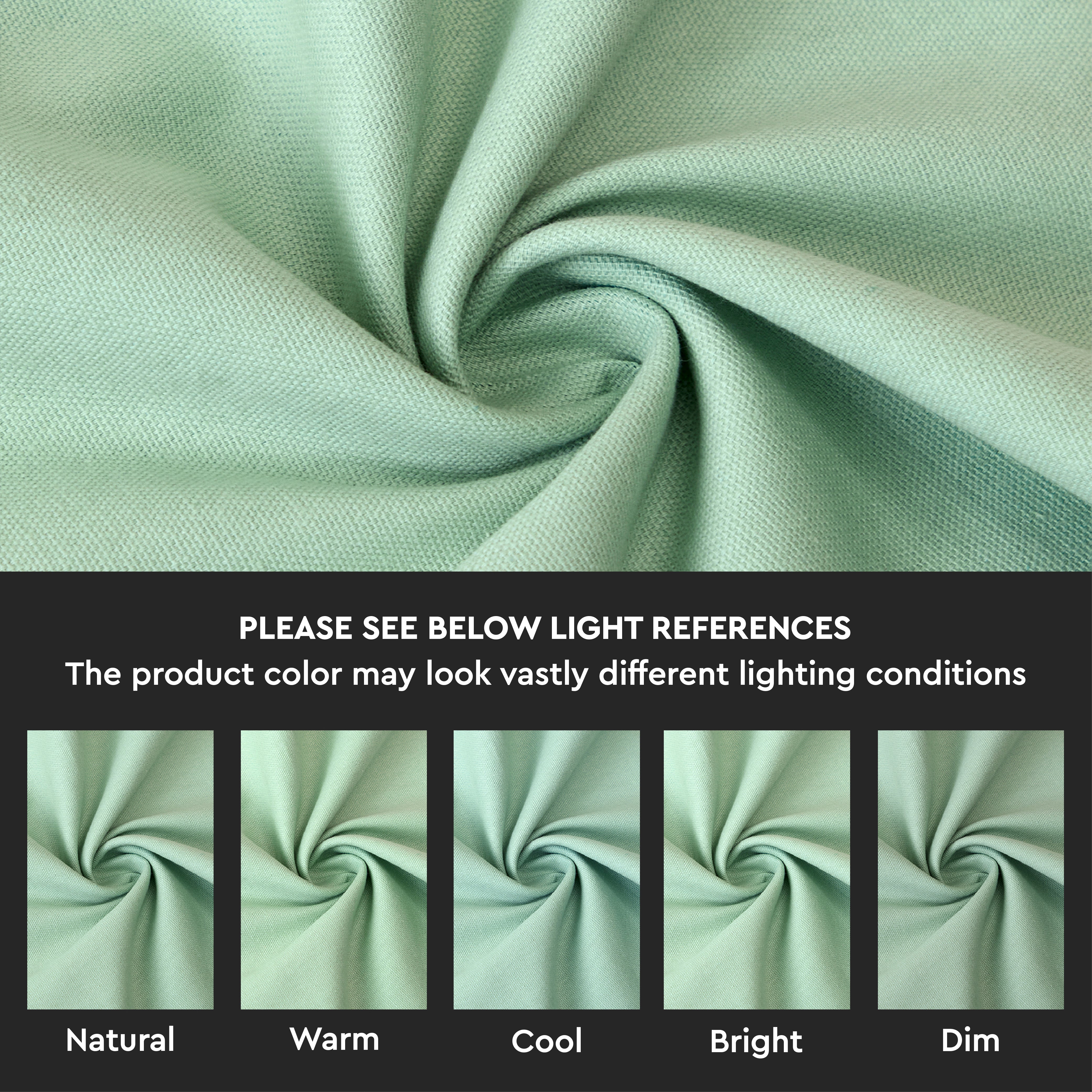 Cotton Mint Green Table Cloth (Pack of 1)