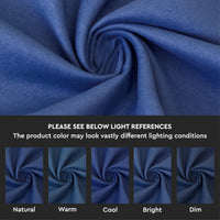 Cotton Cobalt Table Cloth (Pack of 1)