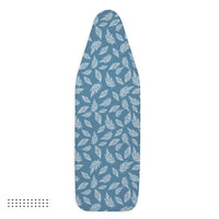20s Sheeting Big Leaves Blue Ironing Board Cover