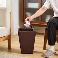 PU-Leather Copper Leather Dustbin