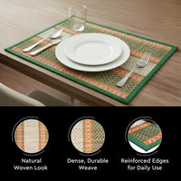 Madur Kathi Green Placemat (Pack of 4)