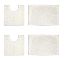 Cotton Cream Bathmat (Pack of 4)
