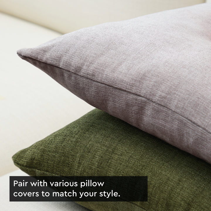 Chenille Solid Dusty Brown Cushion Cover (Pack of 1)