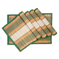 Madur Kathi Green Placemat (Pack of 4)