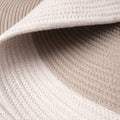 Reversible Round Rug Handwoven Natural Fiber Carpet Braided Area Rug | Neutral Boho Rug for Living Room, Bedroom, Nursery | Washable Area Rug Two Tone