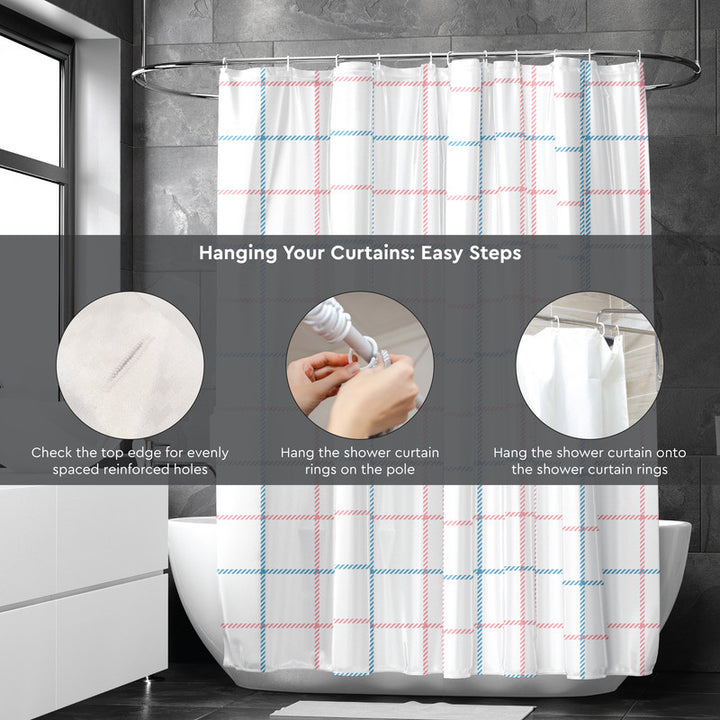 polyester shower curtain