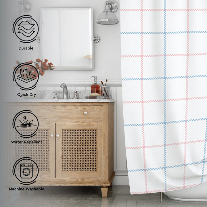 polyester shower curtain