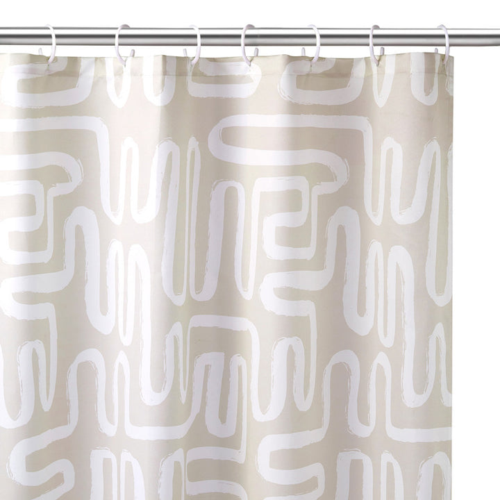 polyester shower curtain