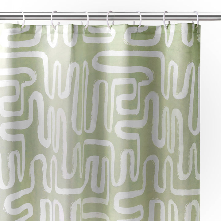 polyester shower curtain