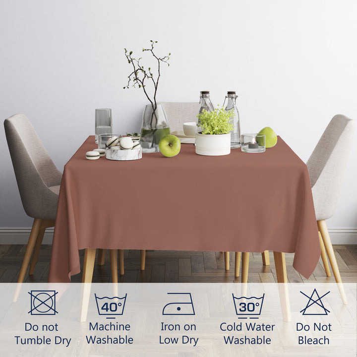 cotton 4 seater square table cloth