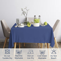 cotton 4 seater square table cloth