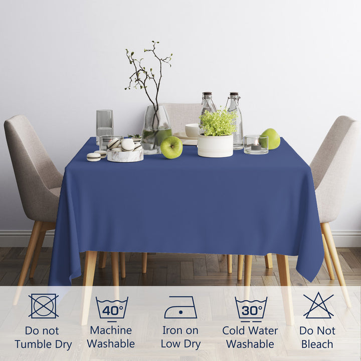 cotton 4 seater square table cloth