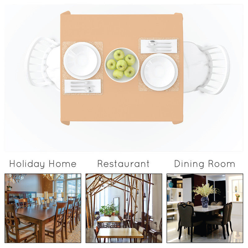 cotton 4 seater square table cloth