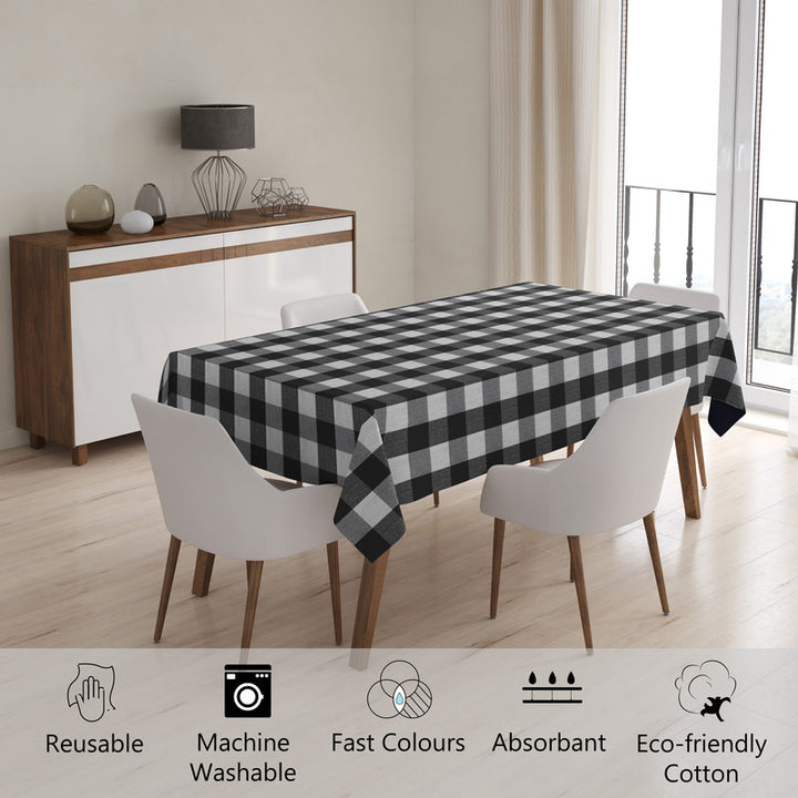 cotton 6 to 8 seater rectangular table cloth