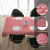 cotton 6 to 8 seater rectangular table cloth