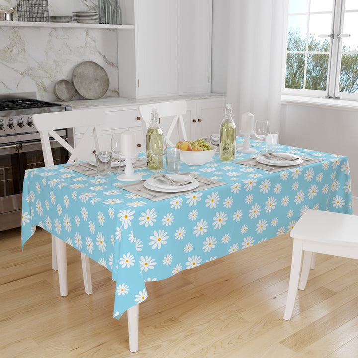 cotton 6 to 8 seater rectangular table cloth