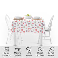 cotton 4 seater square table cloth