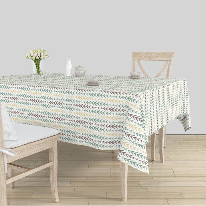 cotton 6 to 8 seater rectangular table cloth