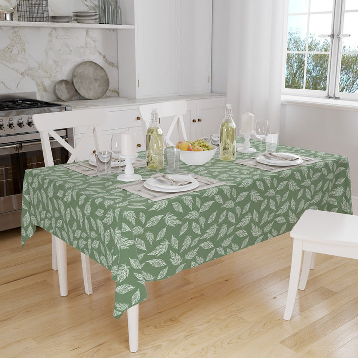 cotton 4 to 6 seater rectangular table cloth