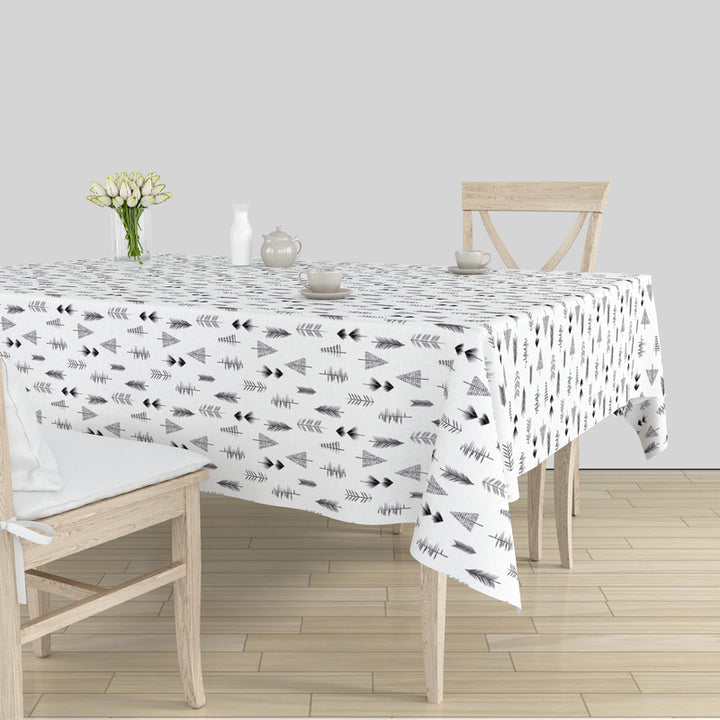 cotton 6 to 8 seater rectangular table cloth