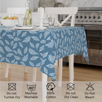 cotton 6 to 8 seater rectangular table cloth