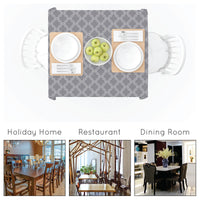 cotton 4 seater square table cloth