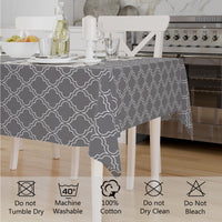 cotton 6 to 8 seater rectangular table cloth