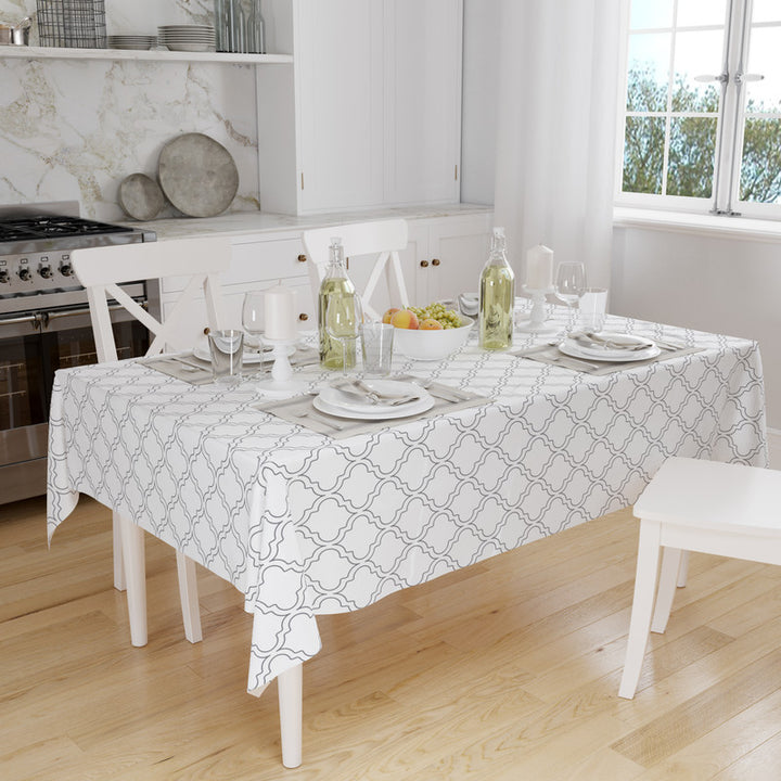 cotton 6 to 8 seater rectangular table cloth