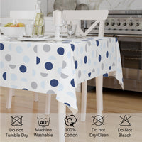 cotton 6 to 8 seater rectangular table cloth