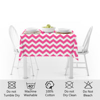 cotton 4 seater square table cloth