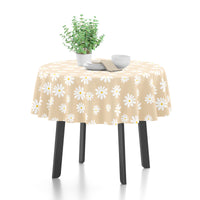 cotton 4 seater round table cloth