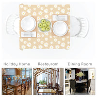 cotton 4 seater square table cloth