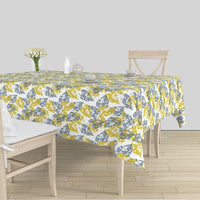 polyester 6 to 8 seater rectangular table cloth