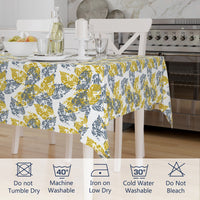 polyester 6 to 8 seater rectangular table cloth