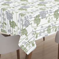 polyester 6 to 8 seater rectangular table cloth