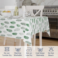 polyester 6 to 8 seater rectangular table cloth