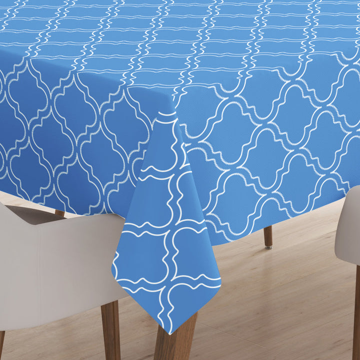 polyester 6 to 8 seater rectangular table cloth