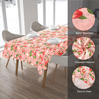 polyester 6 to 8 seater rectangular table cloth