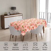 polyester 6 to 8 seater rectangular table cloth