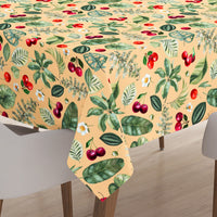 polyester 6 to 8 seater rectangular table cloth