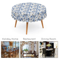 polyester 4 seater round table cloth