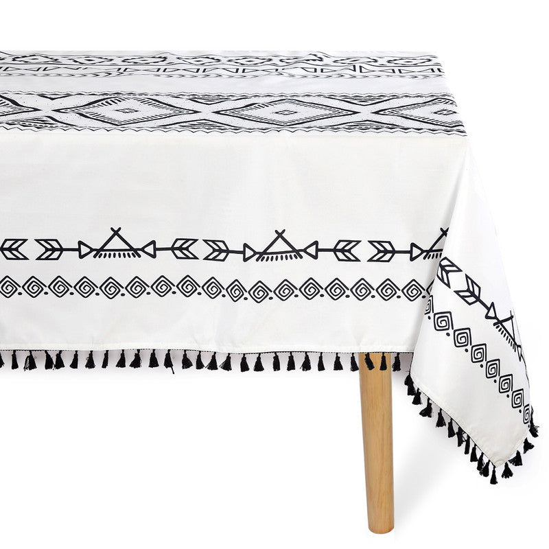 polyester 6 to 8 seater rectangular table cloth