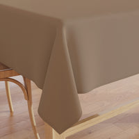 Cotton Beige Table Cloth (Pack of 1)