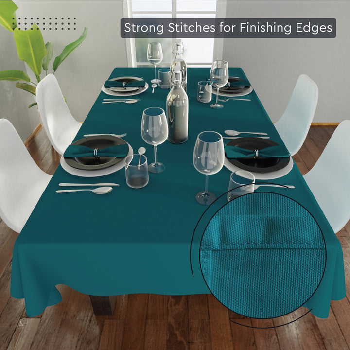 cotton 6 to 8 seater rectangular table cloth