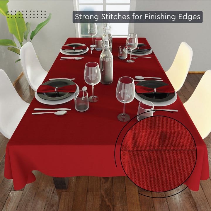 cotton 6 to 8 seater rectangular table cloth