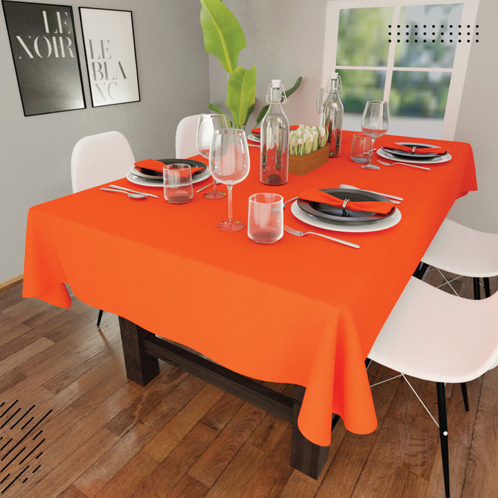 cotton 6 to 8 seater rectangular table cloth